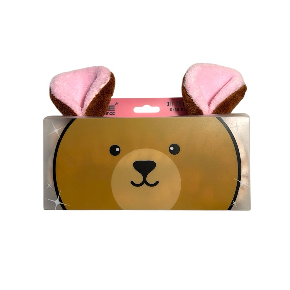Plush Bear Ear Spa Headband